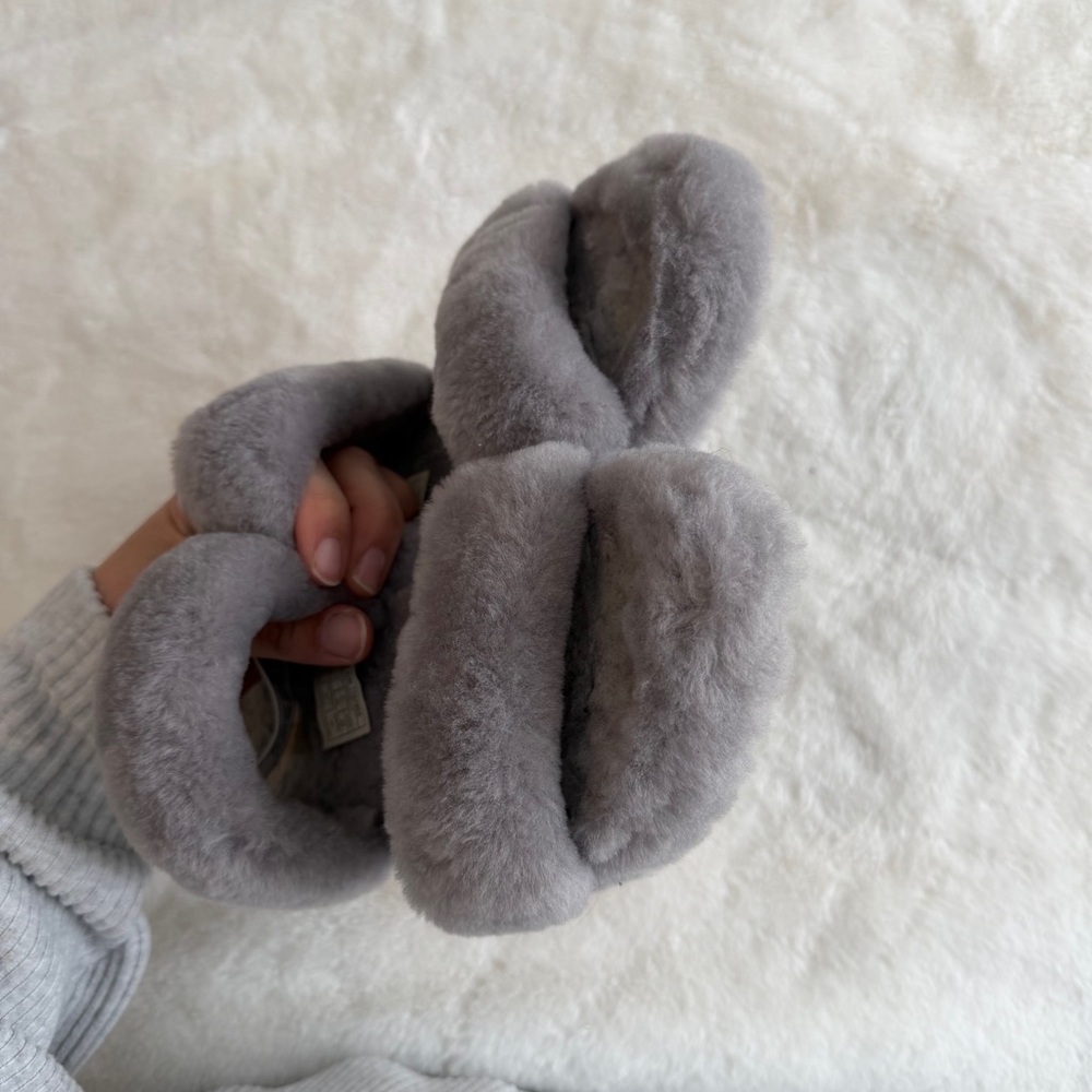 UGG Oh Yeah Slippers Gray/Purple Size 8 - Picture 11 of 11